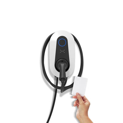 เครื่องชาร์จ EV แบบติดผนัง AC ขนาด 7kW 11kW 22kW Type 2 ระดับ IP55