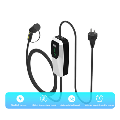 3.5kW 7kW 11kW Ev Charger Ac ฐานชาร์จพกพา IP65 กันน้ํา
