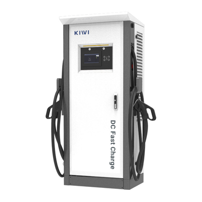 Ccs 60kw Dc รถชาร์จเร็ว สถานีชาร์จรถยนต์สาธารณะกลางแจ้ง ISO15118 DIN70121