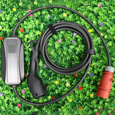AC 3.5kW Evse Portable Ev Charger สถานีชาร์จรถชนิด 2 จุดชาร์จ