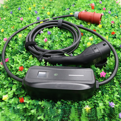 AC ประเภท 2 ประเภท 1 Ev ชาร์จ รถพกพา 11kw ชาร์จระยะเดียว