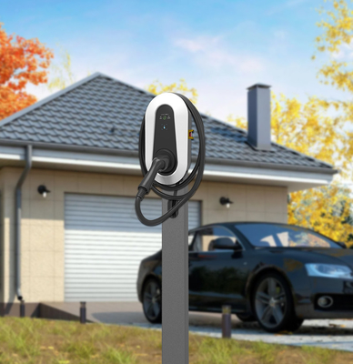7kW ระดับ 2 Ev Charger Diy สถานีชาร์จรถพาณิชย์ โครงการกลางแจ้ง Wall Ac