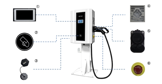 30KW 40KW รถยนต์พาณิชย์ ประจําบ้าน สถานีชาร์จรถยนต์สาธารณะ โรงแรม