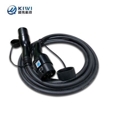 UL94-V0 ประเภทไฟ 16A-32A ประเภท 1 ถึงประเภท 2 สายชาร์จ EV สําหรับรถไฟฟ้า