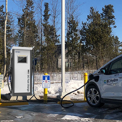 ชาร์จไฟฟ้าแบบบ้านแบบตรงกับพื้น 60KW 1000V 3 Pin CCS2 ใช้กับ BYD Han EV Qin Song