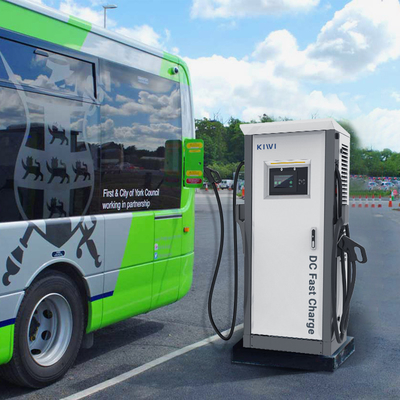 สวนสนุกและศูนย์การค้า สถานีชาร์จรถยนต์ 60kw พร้อมสแกน QRCode การเริ่มต้น