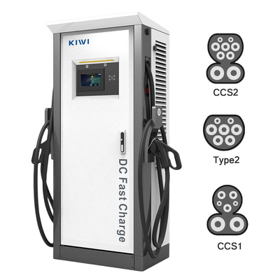 ความดันออก DC 200V-1000V 60KW 120KW CCS2 Chademo Type2 EV ค้อนการชาร์จ DC สําหรับ EV