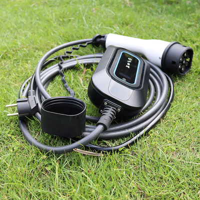 สถานีพลังงานรถยนต์พกพาที่มีประเภท B RCD 30mA 6mA AC การรั่วไหลและการสื่อสาร RS485