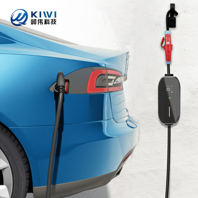 KIWI GBT ประเภท 2 สถานีชาร์จเร็วรถไฟฟ้า 16A เครื่องชาร์จ EV พกพาสําหรับ BYD