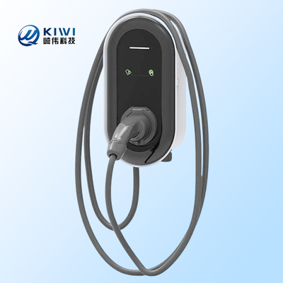 7KW Ev ชาร์จสเตชั่น กล่องรถไฟฟ้าประเภท 2 Wallbox Evse Evbox AC ชาร์จกับ APP