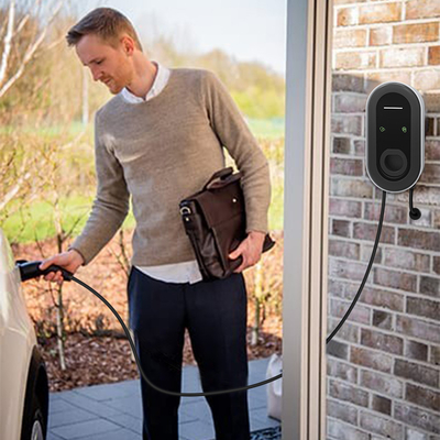 สถานีชาร์จ EV Wallbox 11KW/7KW พร้อมการตรวจจับความละอ่อน AC- และ PE