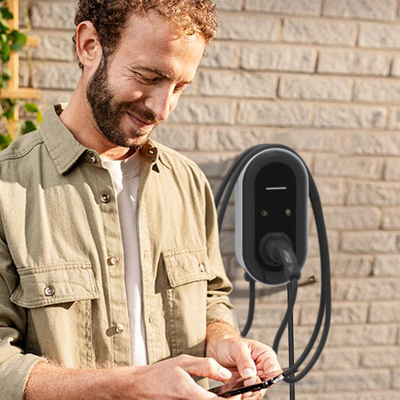 200 220v AC การรั่วไหล RCD AC สถานีชาร์จไฟฟ้ารถ 7kw 11kw 22kw Ev Charger