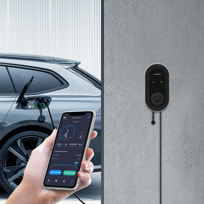 RCD ป้องกันการรั่วไหล IP54 5KW 22KW แอค EV ชาร์จเพลย์สําหรับเทสลาที่สวนสนุก