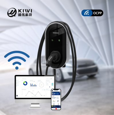 11kw Wifi DC LCD Display CCS2 Car EV Wallbox Charger สําหรับการชาร์จเร็วและสะดวก