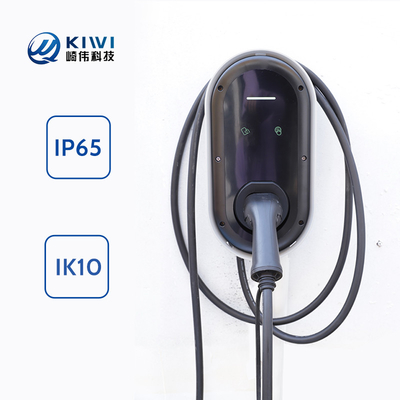 11kw Wifi DC LCD Display CCS2 Car EV Wallbox Charger สําหรับการชาร์จเร็วและสะดวก