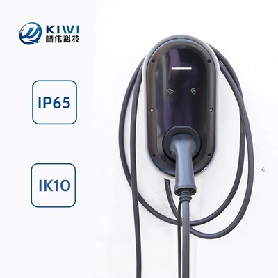 เครื่องชาร์จรถไฟฟ้าระดับ 2 ขนาด 7kw พร้อมพหลก Ev ประเภท 2 และติดตั้งบนผนัง