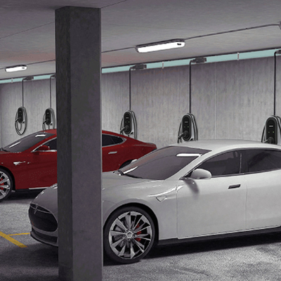 GBT Socket 1 Phase AC Level 2 EV Charging Station พร้อมการออกกําลัง 7KW และการติดตามความแรงกด