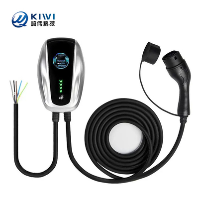สถานีชาร์จรถยนต์ประเภท 2 ความถี่เครือ 50Hz±10Hz พร้อม Kiwi Mini Ocpp 7kw Wall Box