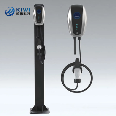 สถานีชาร์จรถยนต์ประเภท 2 ความถี่เครือ 50Hz±10Hz พร้อม Kiwi Mini Ocpp 7kw Wall Box