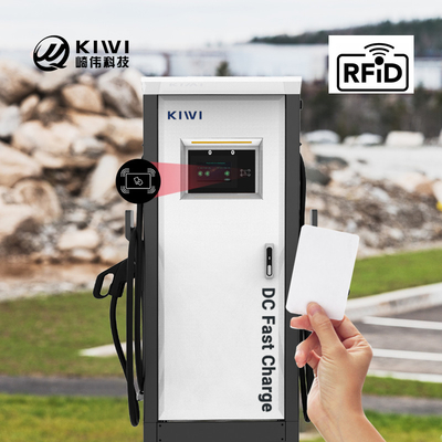 เครื่องชาร์จรถไฟฟ้าเร็ว 120KW DC Output Current ที่ยืนอยู่บนพื้น6