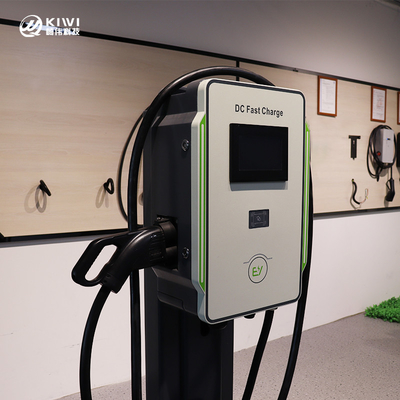 เครื่องชาร์จรถไฟฟ้า OEM ระดับ 3 ติดผนัง เครื่องชาร์จเร็วแบบ DC 30kW CCS1 CCS2 GB/T