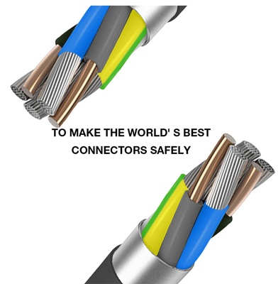 8m 10m 15m 32A 22kw ประเภท 2 คาเบลชาร์จ EV กล่องกําแพง ชาร์จสตาร์จแบบ 3 250V/480VAC