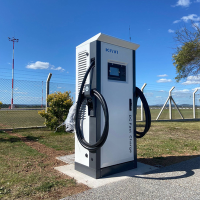 สถานีชาร์จเร็วรถไฟฟ้า ด้วยเครื่องชาร์จเร็ว 60kw DC EV