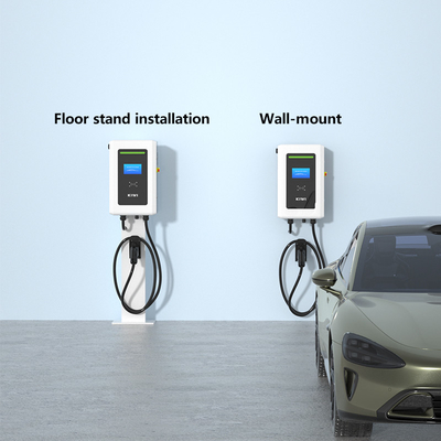 APP สมาร์ท 4G ในกลางแจ้ง 20kW 30kW 40kW ระดับ 3 ติดผนัง DC Commercial CCS1 CCS2 GB/T EV Charger Station