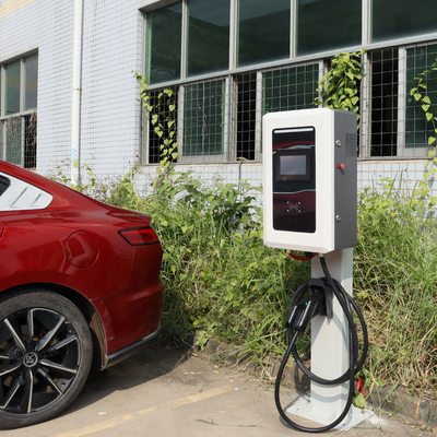 APP สมาร์ท 4G ในกลางแจ้ง 20kW 30kW 40kW ระดับ 3 ติดผนัง DC Commercial CCS1 CCS2 GB/T EV Charger Station