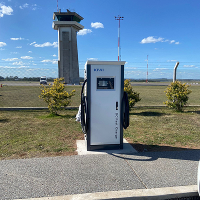 สถานีชาร์จเครื่องชาร์จรถยนต์ไฟฟ้าแบบ DC 150kW ประสิทธิภาพ 60kW 120kW สําหรับการใช้งานทางการค้าด้วยพลังงานใหม่