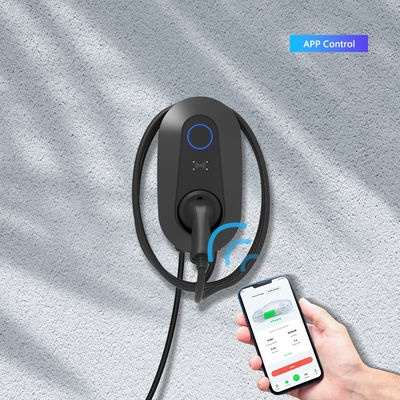 เครื่องชาร์จ EV AC 7kW พร้อมหัวชาร์จ Type-1/Type-2/GB/T และ RFID