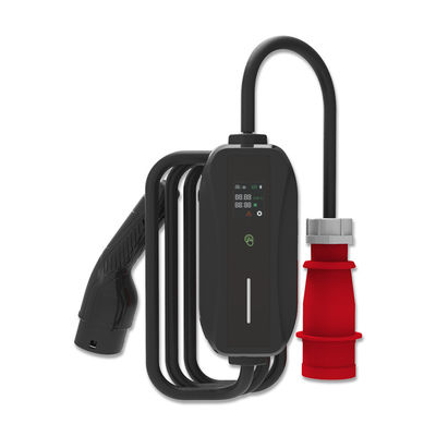 AC 3.5kW Evse Portable Ev Charger สถานีชาร์จรถชนิด 2 จุดชาร์จ